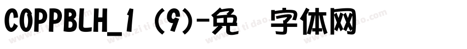 COPPBLH_1 (9)字体转换